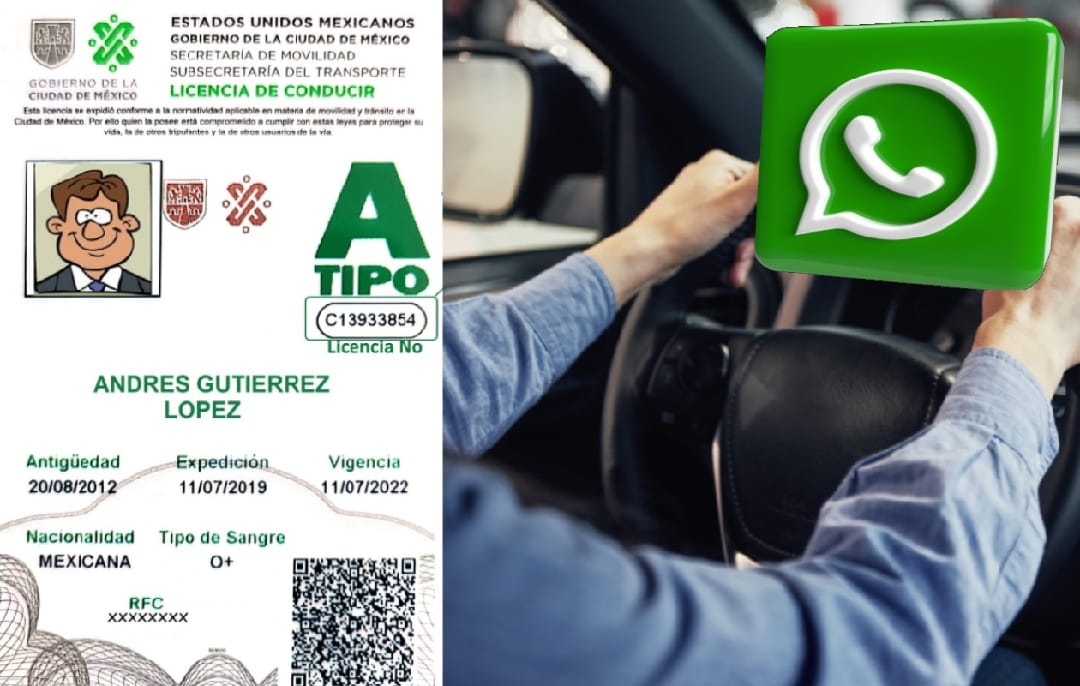 Agenda tu cita para la licencia de conducir permanente en CDMX a través de WhatsApp