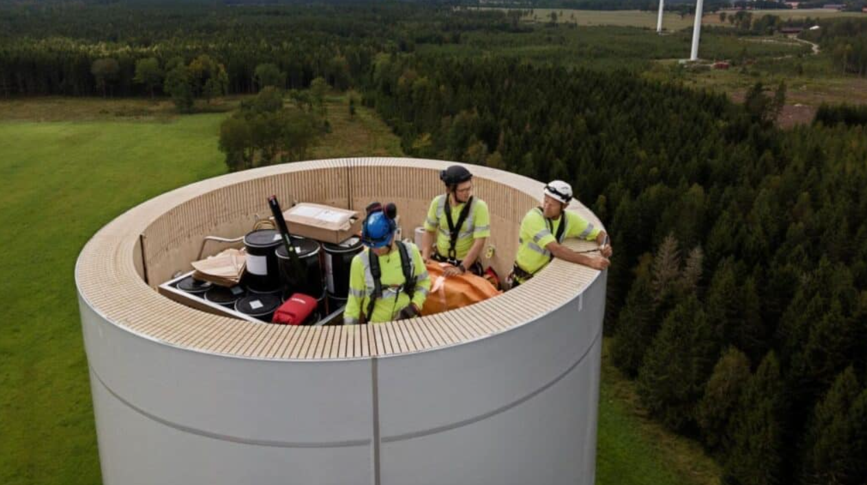 Suecia revoluciona la energía eólica con torres de madera