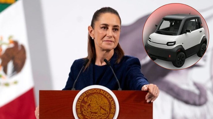 Olinia, el primer auto eléctrico mexicano, estaría listo para el Mundial 2026: Sheinbaum